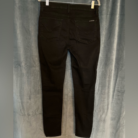 Hudson Jeans Distressed Black Natalie Super Skinny Size 30 - Picture 5 of 7